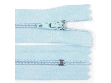 Spirálový zip 3 mm, pinlock mimi modrá