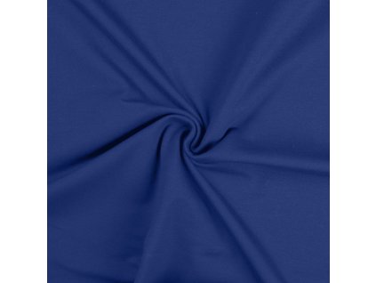 Prodej mi látky Jednobarevný úplet cobalt