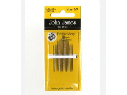 John James Vyšívací jehly jemné