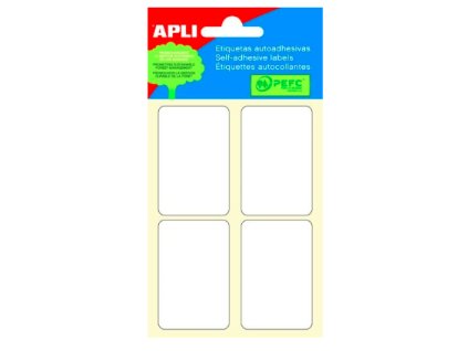 APLI - Samolepící štítky 34x53mm