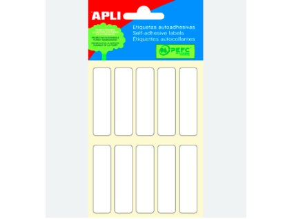 APLI - Samolepící štítky 13x50mm