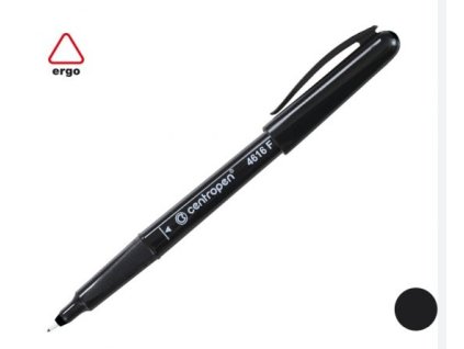 Centropen 4616F - CD/DVD/BL LINER - černá