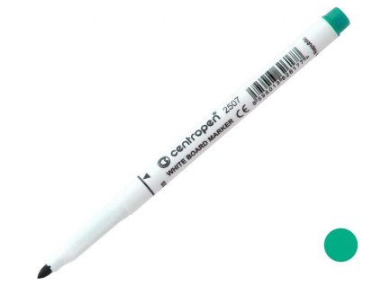 Zelený whiteboard marker Centropen 9003 s ergonomickým úchopem a válcovým hrotem z www.majjam.cz