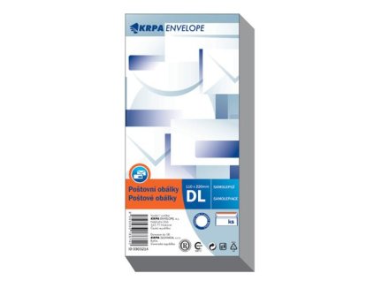 Samolepicí obálky DL – balení 25 kusů pro každodenní korespondenci, www.majjam.cz