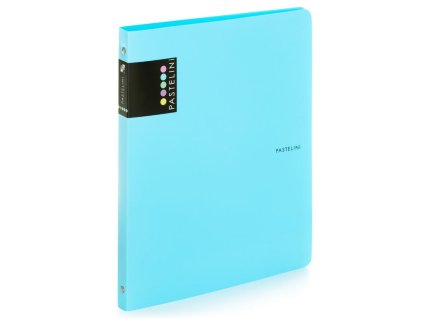 Pořadač A5 PP - 4 kroužky - PASTELINi modrá