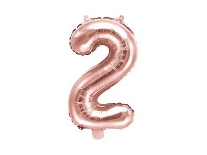 Balón fóliový číslo, 35cm - 2 - mosaz