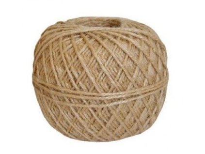 Jutový motouz JUTA 500×3 tex, 250 g / 166 m – přírodní provázek pro domácnost, tvoření a zahradu – z www.majjam.cz