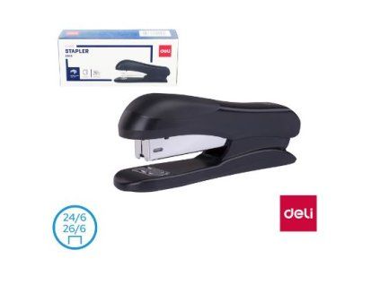 Sešívačka DELI E0305 - černá