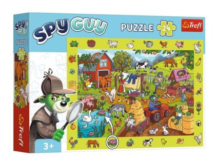 Puzzle Spy Guy - Farma 18,9x13,4cm 24 dílků
