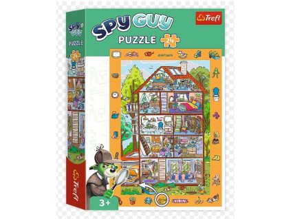 Trefl Puzzle Spy Guy - V domě 48x34cm 24 dílků