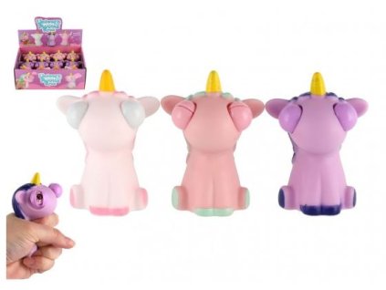 Jednorožec antistresový mačkací guma 9cm