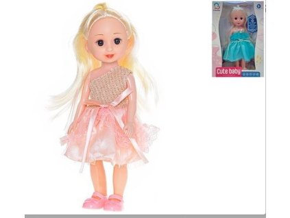 Panenka módní 25,5cm třpytivé šaty