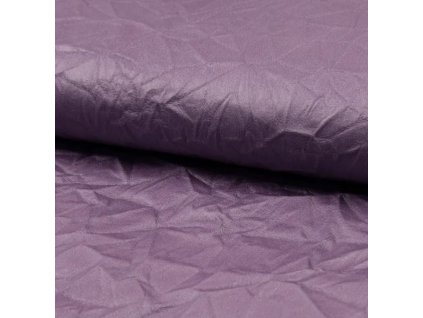 Imitace koženky mačkané - Mauve