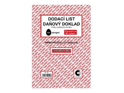 Baloušek - Dodací list A5 PT140