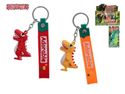 Dinoworld klíčenka dinosaurus 3barvy