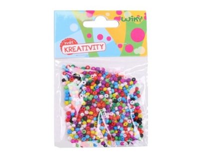 Korálky 20 g - Barevné