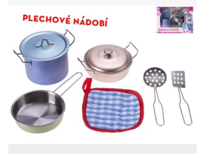 Nádobí plechové 8ks v krabičce
