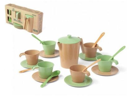 RePlay Sada nádobí na ranní kávu plast v krabici 27x14x10cm Wader 12m+