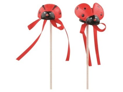 Zápich - Beruška - 3 cm + špejle