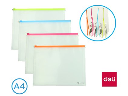 Obal spisový se zipem FASHION A4 MIX