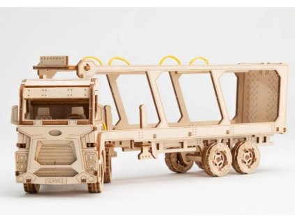 3D dřevěné puzzle - Car carrier truck 182 dílů