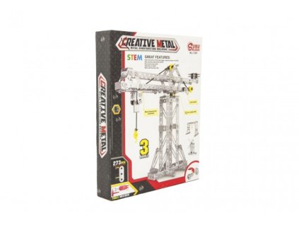 Stavebnice kovová jeřáb 273 dílků