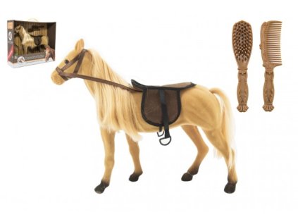 Kůň česací velký fliška s doplňky