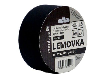 Páska kobercová lemovací textilní 48 mm x 10 m černá