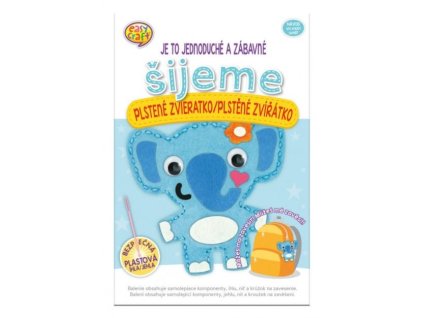 Kreativní tvoření - šijeme plstěné zvířátko - Slon