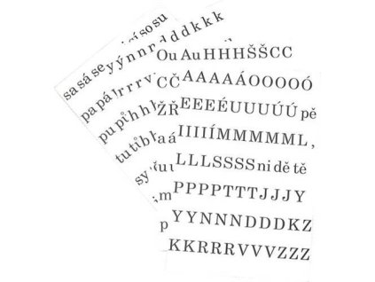 Papírová vystřihovací abeceda