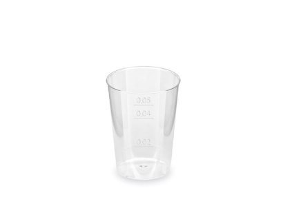 Kelímky krystal 2 cl/4 cl/5 cl - 40 ks