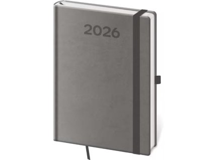 Týdenní diář B6 Print Pop šedý