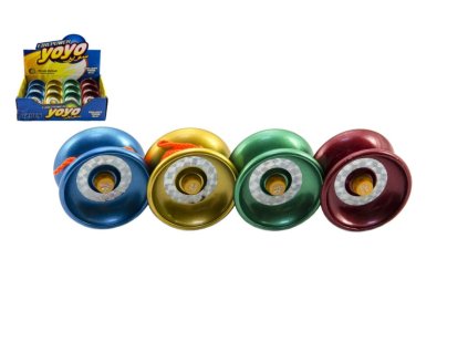 Jojo kovové 6 cm – barevný mix, klasická hračka pro děti od 3 let z www.majjam.czJojo kov 6cm asst mix barev v sáčku 12ks v boxu