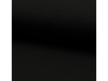 černý viskózový úplet POLYVIN – hebká, pružná a kvalitní látka pro šití triček, šatů a legín | www.majjam.cz