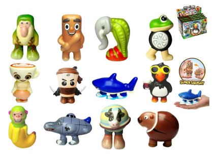 Brainrot PuffUps Squishy – náhodný výběr postavičky, překvapení v sáčku, cena za 1 ks, www.majjam.cz