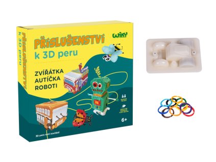 Sada Jezdící auta pro 3D pero WIKY – šablony, barevné náplně a zpětné natahování z www.majjam.cz