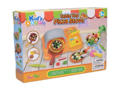 Modelovací hmota Pec na pizzu – kreativní výtvarný set s pecí, formičkami a barevnými hmotami | www.majjam.cz