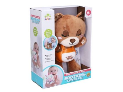 Usínáček medvěd s efekty – plyšový světýlkový společník na spaní, 29 cm | www.majjam.cz