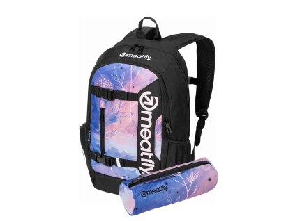 Batoh Meatfly Basejumper Lighthouse 22 l s penálem zdarma – školní a městský batoh s kapsou na notebook