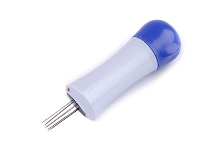 Pero na plstění se 7 jehlami pro suché plstění, přesný a bezpečný nástroj pro práci s ovčí vlnou – www.majjam.cz