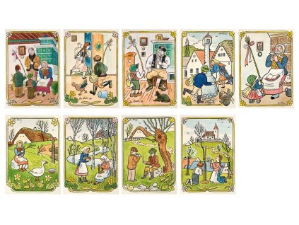 Pohlednice velikonoce Josef Lada