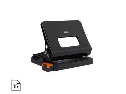 Děrovačka celokovová "BEZ NÁMAHY" DELI E0141 černá