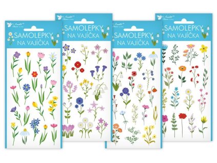 Samolepky 7907 na vajíčka Louka 8 x 14,5 cm