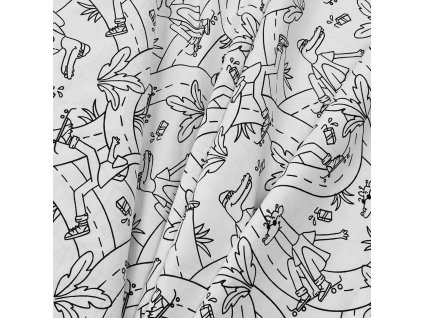 Plátno, omalovánka - Skatepark