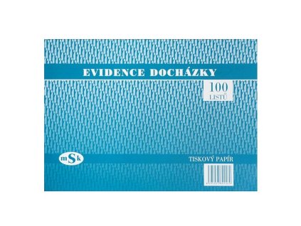 Evidence docházky A4 - mSk
