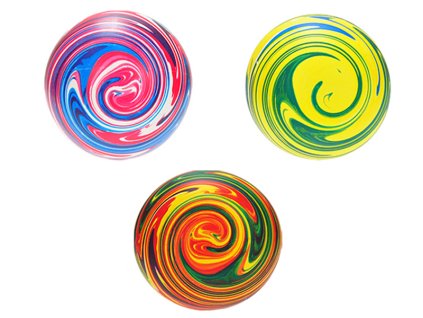 Míč - 23 cm - DUHOVÝ