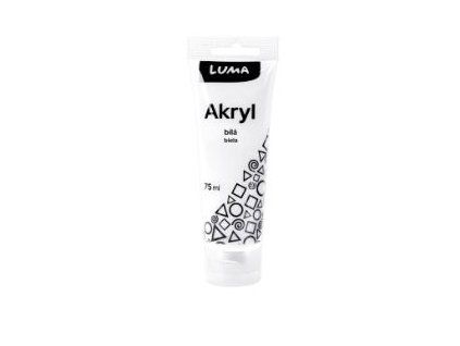 Barvy akrylové 83ml - Bílá