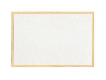 Magnetická tabule bílá 60 x 90 cm dřevěný rám – www.majjam.cz
