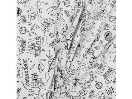 Plátno, omalovánka - Superhrdina