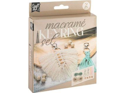 Macramé sada na výrobu přívěsků 2 ks